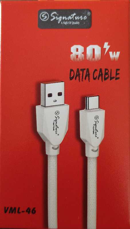 Signature 80W Data Cable Type-C